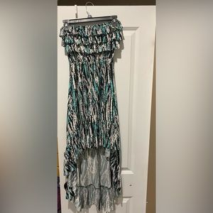 Strapless summer dress